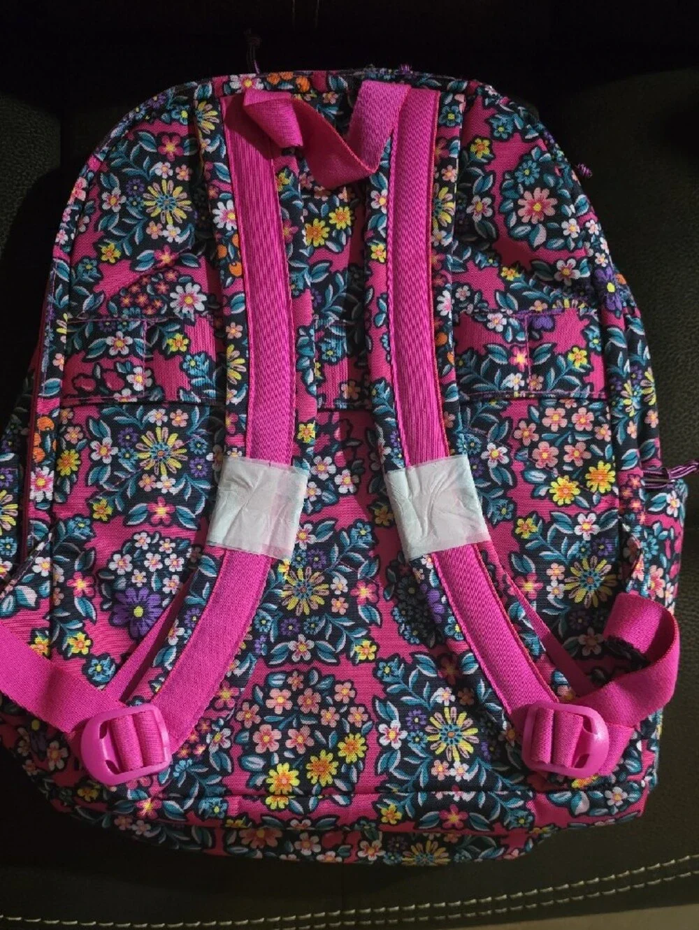 Vera Bradley Lighten Up Grand Backpack Multicolor Kaleidoscope Rosettes NWT